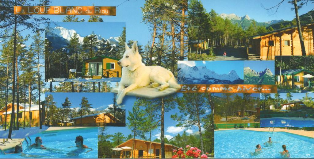 Parc Residentiel De Loisir : Le Loup Blanc Du Riou Hotel Barcelonnette Exterior foto